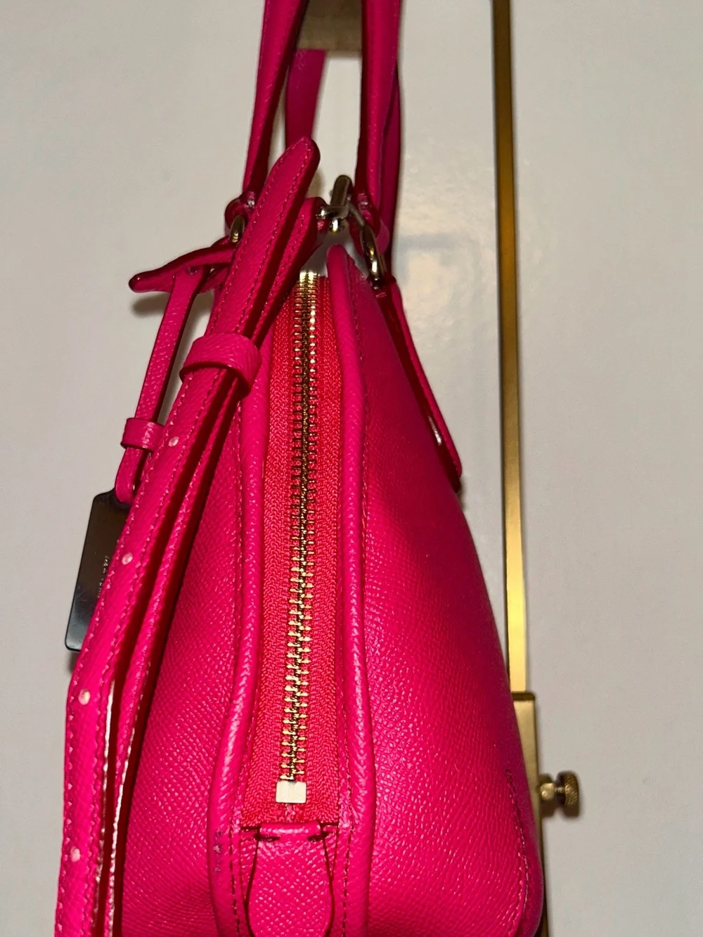 Coach Prince Street Mini Dome Satchel in Pink.  Original Hang Tag